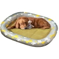 thumbnail image 1 of Camas para perros pequeños y medianos - Cama lavable para cachorros - Cama relajante y ortopédica para mascotas - Cama mullida para gatos y gatitos para interiores con cojín reversible (mediana, gris), 1 of 7