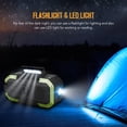 thumbnail image 4 of Emergency Sun Power Hand Crank 5000mAh Power Bank Charger Flash Light Outdoor Camping Survival, 4 of 8
