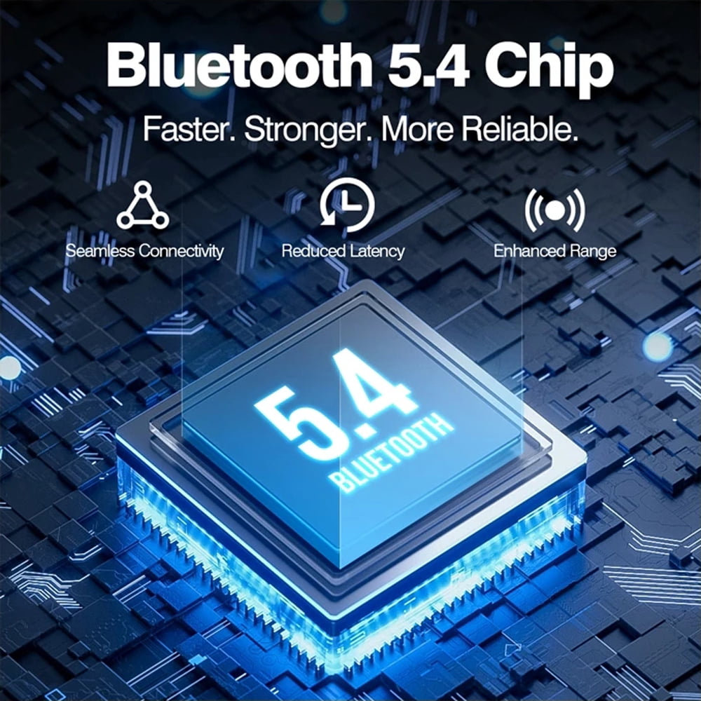 Wireless Bluetooth 5.4 Earbuds, Ear Buds Headphones 6D Stereo, Bluetooth Earbuds in-Ear Noise Cancelling Mic, 40H Playback Mini Case IPX5 Waterproof Sports Earphones for Android iOS