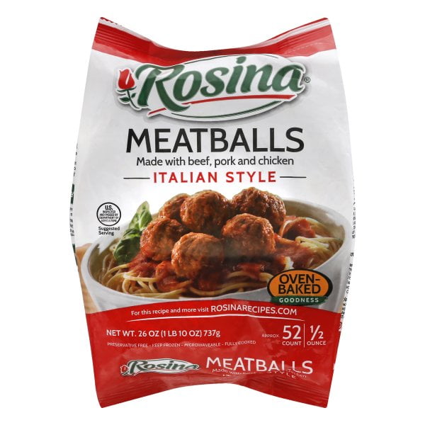 Rosina Italian Style Meatballs, 26 oz