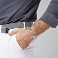 thumbnail image 3 of To My Man - Straighten Your Crown Bracelet Gift Set, To My Man Bracelet Adjustable Bead Stainless steel Crown Bracelets Boyfriend Anniversary Birthday Christmas Fathers Gifts for Men, 3 of 6