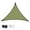Green, variant on ZXMT 10*10*10ft Triangle Sun Shade Sail Outdoor 95%UV Block Protection Blue Shade Cloth