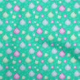 thumbnail image 1 of oneOone Viscose Chiffon Sea Green Fabric Ocean Watercolor Sea Cockle Shell Dress Material Fabric Print Fabric By The Yard 42 Inch Wide, 1 of 4