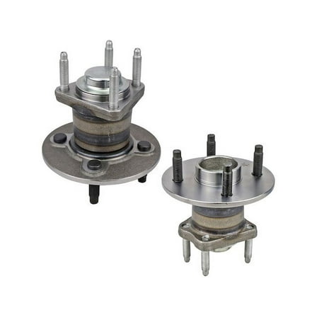Rear Wheel Bearing Hub Assembly - Set of 2 - Compatible with 2005 - 2010 Chevy Cobalt (without ABS Brakes) 2006 2007 2008 2009