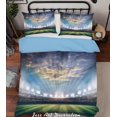 thumbnail image 1 of 3D Football Field Quilt Cover Set Bedding Set Pillowcases 202, 1 of 2