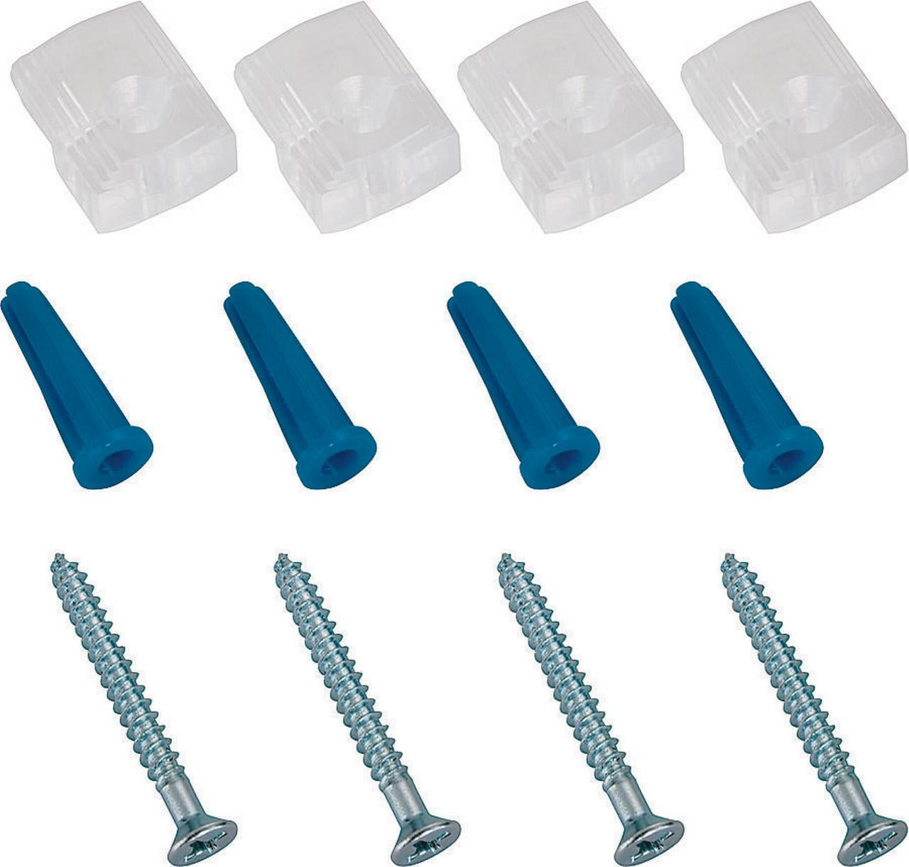 ProSource Heavy Duty Mirror Holder, Plastic, Clear