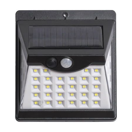 

IPEWLEX 40-LED Solar Wall Light with Motion Sensor High Brightness Outdoor Garden Lighting and IP65 Waterproof for All-Weather Use