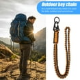 thumbnail image 4 of Mdesiwst Braided Lanyard for Outdoor Activities Paracords Lanyard with Buckle Strong Hanging Rope for Keychain Necklace ID Card Badge Holder, 4 of 6