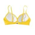 thumbnail image 4 of Women Underwire Bikini Top Swimsuit Top Bra Padded Bathing Suit 2026 Twist Front Swimwear Yellow L, 4 of 4