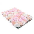 thumbnail image 2 of 23.62"x 15.74" Artificial Flower Wall Panels,Flower Wall Mat Silk Flower Panels for Outdoor Garden Backyard Fence Fence Privacy Screen and Indoor Wall Decor(Light Pink,10Pcs), 2 of 8