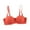 Orange, variant on JGTDBPO Wirefree Bras For Women Soft Push Up Seamless Comfort Bra With Detachable Shoulder Straps Back Smoothing Everyday Bras