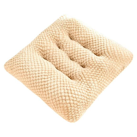 Lilixerw 17.7 x 17.7 inch Chair Cushion Memory Foam Pads Non Slip Chair Seat Cushion Mats Thick Seat Cover Cushion