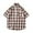 Red, variant on WREESH Men's Button Down Shirts Classic Plaid Short Sleeve with Turn-Down Collar and Pockets for Everyday Casual Wear Red