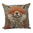 thumbnail image 2 of Btomtd Imitation Embroidery Animal Print 18 x 18 Pillow Covers for Sofa, Decorative Throw Pillow Cases for Living Room, Soft Cushion Covers for Home Decor, Size 18" x 18", C, 2 of 7