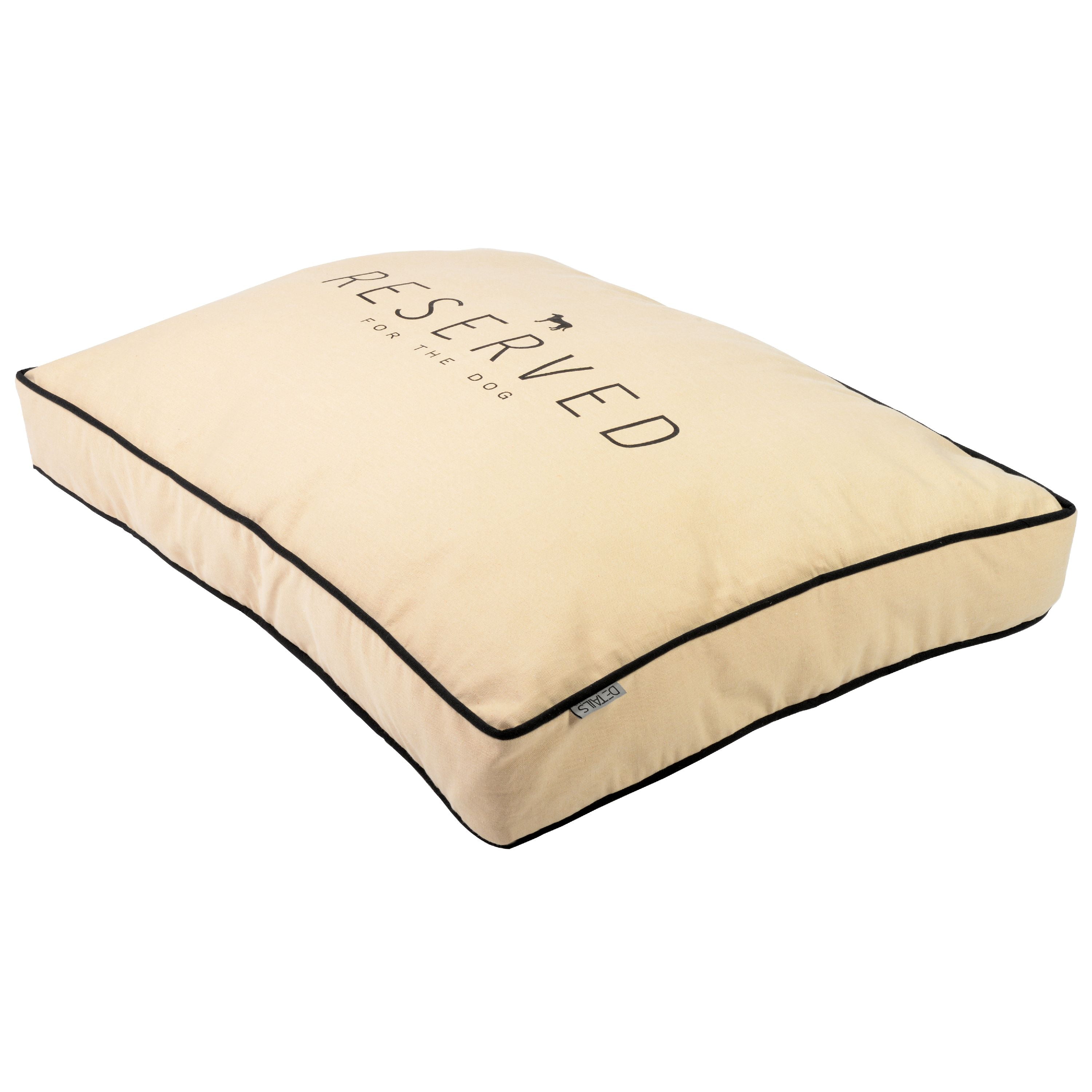 Precious Tails Orthopedic Memory Foam Canvas Reserved Pillow Bed
