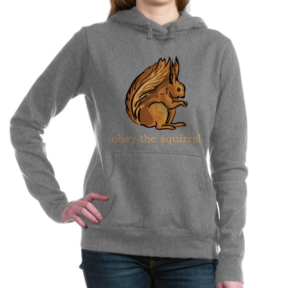 CafePress - Obey The Squirrel - Pullover Hoodie, Classic & Comfortable Hooded Sweatshirt