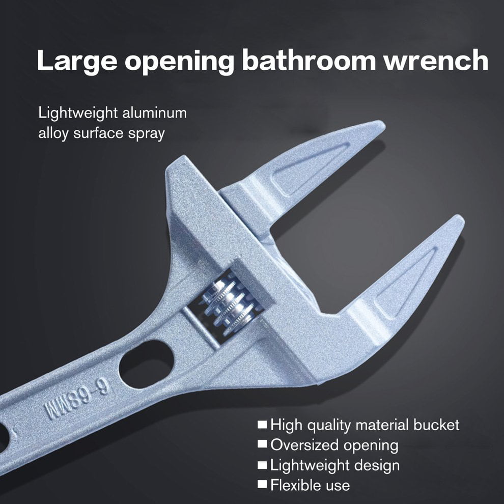 CHENJIAO Wrench Aluminum Alloy Multifunctional Hand Tool Adjustable Spanner Universal Key Nut Wrench Home Use Hand Tools Multitool 