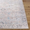 thumbnail image 5 of Mark&Day Washable Rugs, 9x12 Kearstin Traditional Tan Area Rug, Tan Charcoal Seafoam Carpet for Living Room, Bedroom or Kitchen (8'10" x 12', Machine Washable), 5 of 7