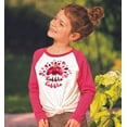 thumbnail image 2 of Wild and Happy Thanksgiving Gobble Turkey Long Sleeve Shirt Toddler Girl 4T, 2 of 3