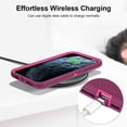 thumbnail image 6 of Case for iPhone 11 Pro, Rugged Durable Defender Heavy Duty 3 in 1 Shockproof Bumper Full Body Protective Cover Phone Case for iPhone 11Pro 5.8'' Display (Wine), 6 of 8