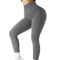 thumbnail image 2 of Sngxgn High Waisted Leggings for Women Soft Women’s Leggings Full Lengths(Grey,XL), 2 of 7