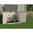 thumbnail image 6 of Suncast 70 cu. ft. Stow Away All-Weather Resin Horizontal Outdoor Storage Shed, Vanilla, 6 of 7