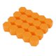 thumbnail image 1 of 20Pcs Cubiertas Cubo Tuerca Rueda Silicona Naranja Coche 19mm Tapas Anti-Polvo, 1 of 1
