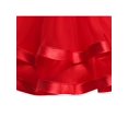 thumbnail image 4 of Girls Dress Sleeveless Burgundy Ball Gown Wedding Party Pageant 6 Years, 4 of 4