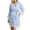 Blue, variant on Womens Maternity Nursing Robe Pregnancy Breastfeeding Bathrobes 3 in 1 Labor Delivery Nightgowns Bathrobe Nightwear