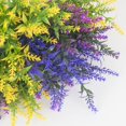 thumbnail image 3 of GRNSHTS 12 Bundles Artificial Lavender Flowers Outdoor UV Resistant Fake Plastic Flowers Faux Plastic Shrubs for Indoor Outdoor Window Home Garden Decoration(), 3 of 9