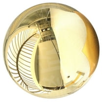 Milisten Garden Stainless Steel Ball Gazing Globe Golden 1Pack
