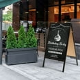 thumbnail image 2 of RHF 22" x 40" Standing Chalkboard Easel, Chalkboard Sign, A Framed Sidewalk Sign,A-Frame Chalkboard Menu Sign Board Sidewalk Wedding Signage,Black, 2 of 7