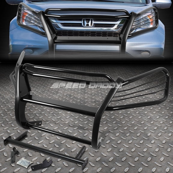 FOR 07-11 HONDA CRV CR-V RE1-7 BLACK MILD STEEL FRONT BUMPER BRUSH GRILLE GUARD