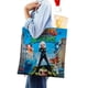 thumbnail image 4 of Monsters vs. Aliens Bolso de tela con estampado de lienzo para mujer, bolsa de compras reutilizable y estética, con cremallera interior, regalo para mujer, 35 × 40 cm., 4 of 6