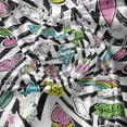 thumbnail image 5 of Ambesonne Chill Valance Pack of 2, Zigzag Colorful, 54"X18", Multicolor, 5 of 5
