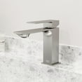 thumbnail image 2 of VIGO Dunn Single Handle Single-Hole Bathroom Faucet in Brushed Nickel, 2 of 13