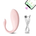 thumbnail image 1 of Juguetes sexuales, vibrador femenino con Bluetooth para mujer, aplicación inalámbrica, consolador con Control remoto, vibradores, bragas vibradoras, juguete para parejas Tan Jianjun unisex, 1 of 2