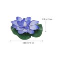 thumbnail image 4 of 6pcs Floating Pool Lights LED Lotus Lamp Wishing Lamps Pond Landscape Light, 4 of 8