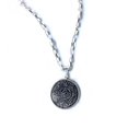 thumbnail image 6 of Alpaca Silver Aztec Calendar Pendant with Chain, 6 of 9