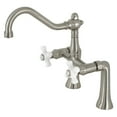 thumbnail image 4 of Kingston Brass KS3232PX Restoration Deck Mount Clawfoot Tub Faucet, Polished Brass, 4 of 4