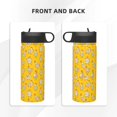 thumbnail image 3 of Sikiie Funny Chicken Print 18OZ Insulated Straw Cup, Portable Leak-proof Sports Water Bottle, Stainless Steel Water Cup Suitable for Home and Outdoor, 3 of 8