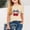 Beige, variant on Short T-Shirts Sleeve Kids Girls Round Neck Shirt Printed Loose Blouses Shirt Top Blue Size 5 Years