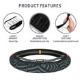 thumbnail image 6 of XMXY Car Steering Wheel Cover, Abstract Cycle Umbrella Non-Slip Jeep Truck Universal Elastic Steering Wheel Protector 15 inch, 6 of 8