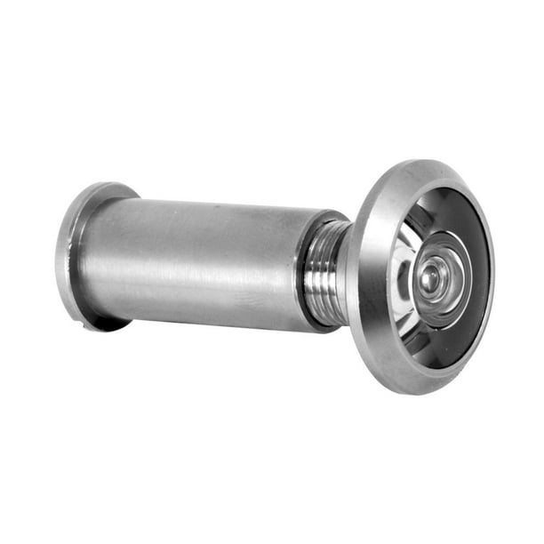 Prime Line U Wide Angle 0 Degree Solid Brass Door Viewer Satin Nickel Walmart Com Walmart Com