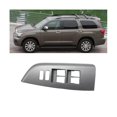 thumbnail image 4 of Bisel del interruptor de la ventana shaofei 74232-0C100 Para Sequoia 2010-2018 Gris oscuro, 4 of 5