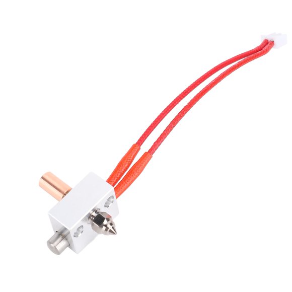 Extruder Upgrade Kit, Stable Smoother 24V 40W Heater Set Black Silicone Sleeve Bimetal Heatbreak Aluminum Heating Block  for Sermoon V1 V1Pro
