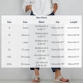 thumbnail image 3 of Mifsaly Cropped Linen Pants Women Patchwork Lace Elastic Waist Summer Capris with Pockets Eyelet Hem Details Loose Fit Casual Beach Vacation Lounge Wear Outfits Blue,XXXL, 3 of 7