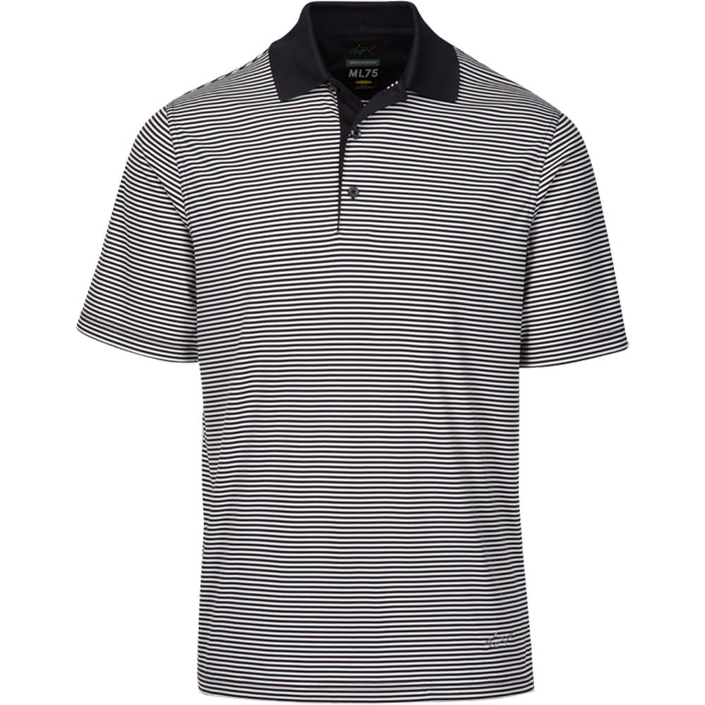 Greg Norman ML75 Bar Stripe Polo Shirt - Walmart.com
