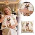 thumbnail image 1 of zhangmingg Housse de Coussin Décorative Réversible pour Canapé-Lit avec Fermeture Éclair Cachée pour Salon, 1 of 7