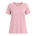 thumbnail image 6 of Horkkom Short Sleeve Tops for Women Summer Solid Color V Neck Tops Yoga Gym Workout Athletic Tops XL, 6 of 6